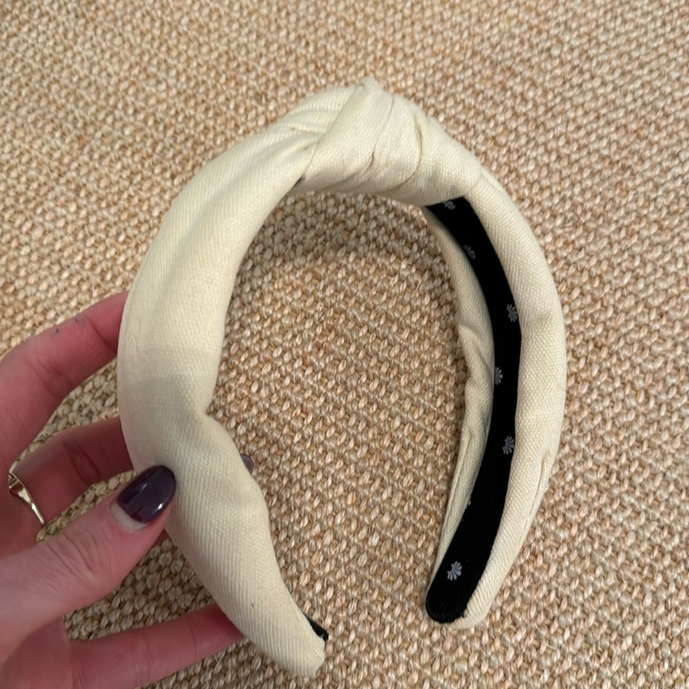Cream Lele Sadoughi Headband